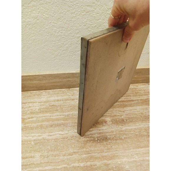 Wall Art Metal on Wood Natural + Modern Design 12 x 12 - Picture 9 of 12